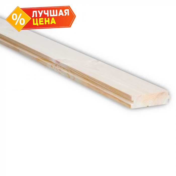 Имитация бруса 16х195х6000 мм А Хвоя